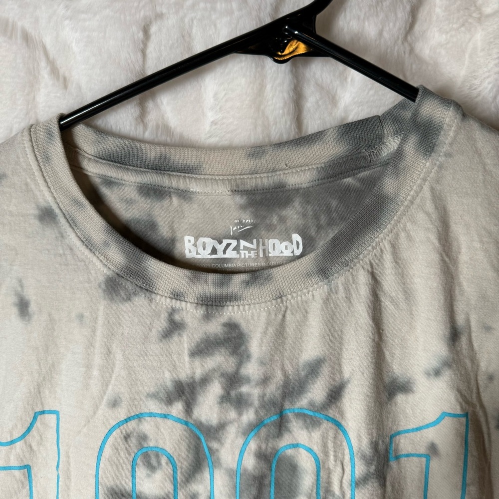 Boyz N The Hood Graphic Tee Grey Tie Dye Movie T-Shirt 1991 South Central Small - Picture 4 of 6